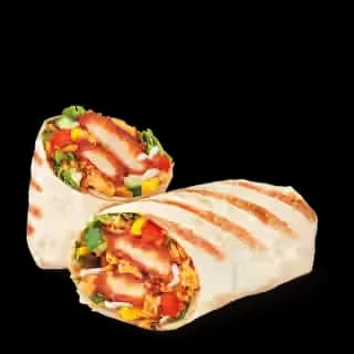 BBQ Chicken Loaded Wrap with Cheese
