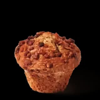 Whole Grain Pecan Banana Bread Muffin
